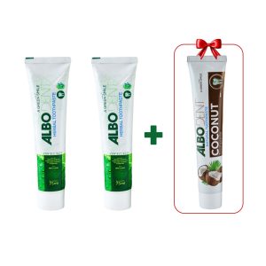 پک 4+1 (دو خمیردندان دارچین ، دو خمیردندان نارگیل + یک خمیردندان نارگیلی)